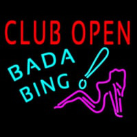 Club Open Bada Bing Neonkyltti