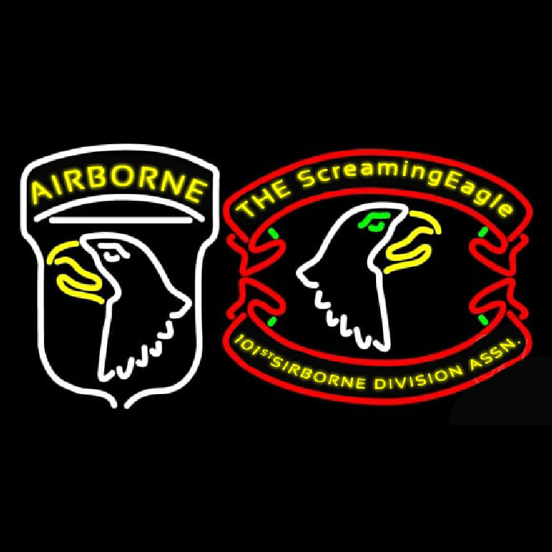 Airborne Division Screaming Eagle Neonkyltti