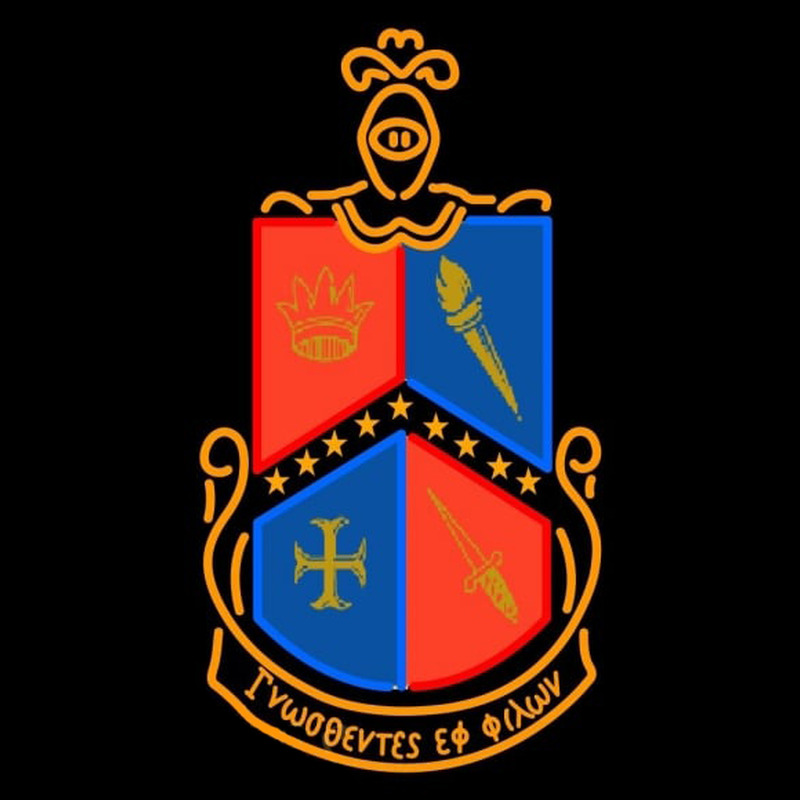 Alpha Delta Gamma Logo Neonkyltti