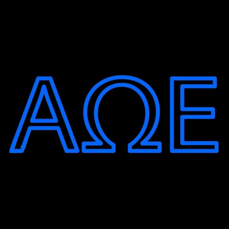 Alpha Omega Epsilon Neonkyltti