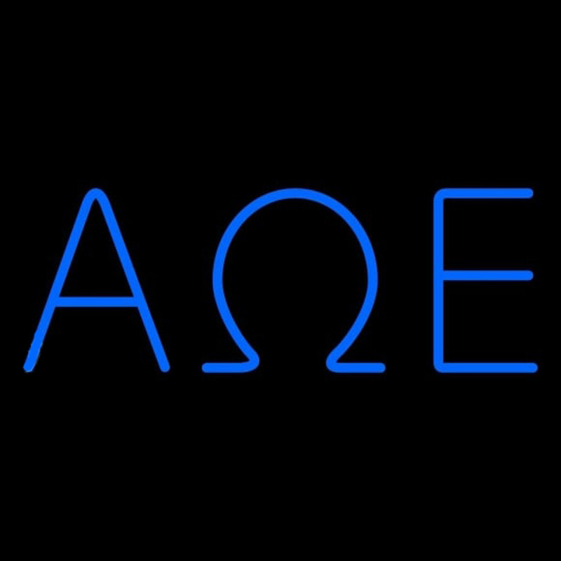 Alpha Omega Epsilon Neonkyltti