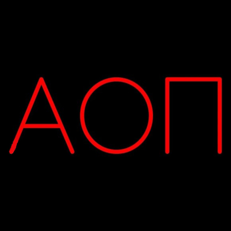 Alpha Omicron Pi Neonkyltti