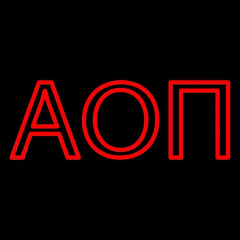 Alpha Omicron Pi Neonkyltti