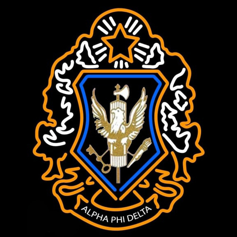 Alpha Phi Delta Logo Neonkyltti