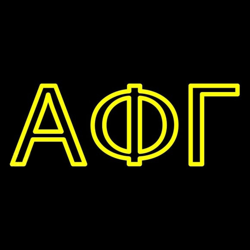 Alpha Phi Gamma Sorority Neonkyltti