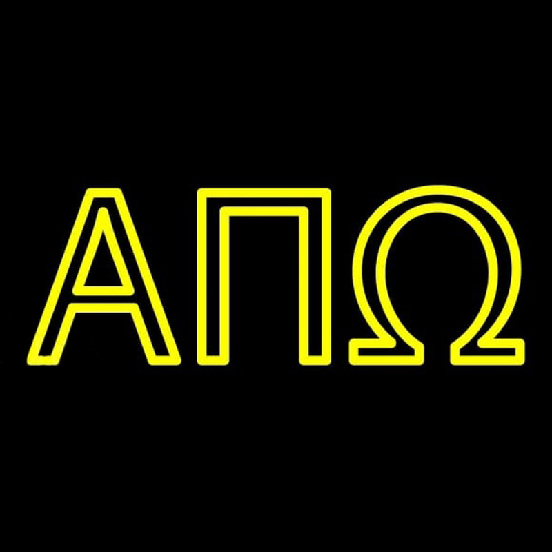 Alpha Pi Omega Neonkyltti