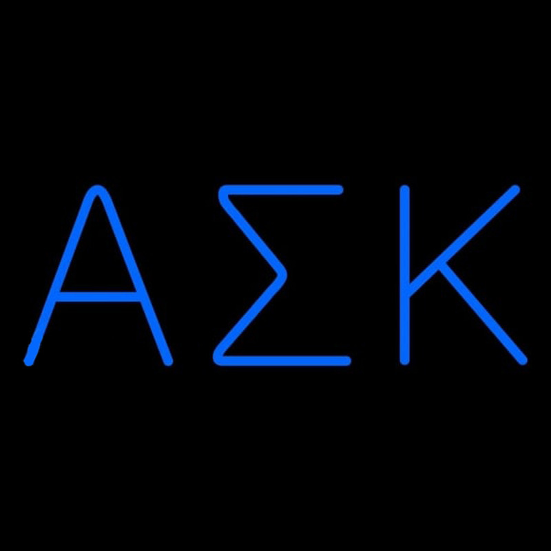 Alpha Sigma Kappa Neonkyltti