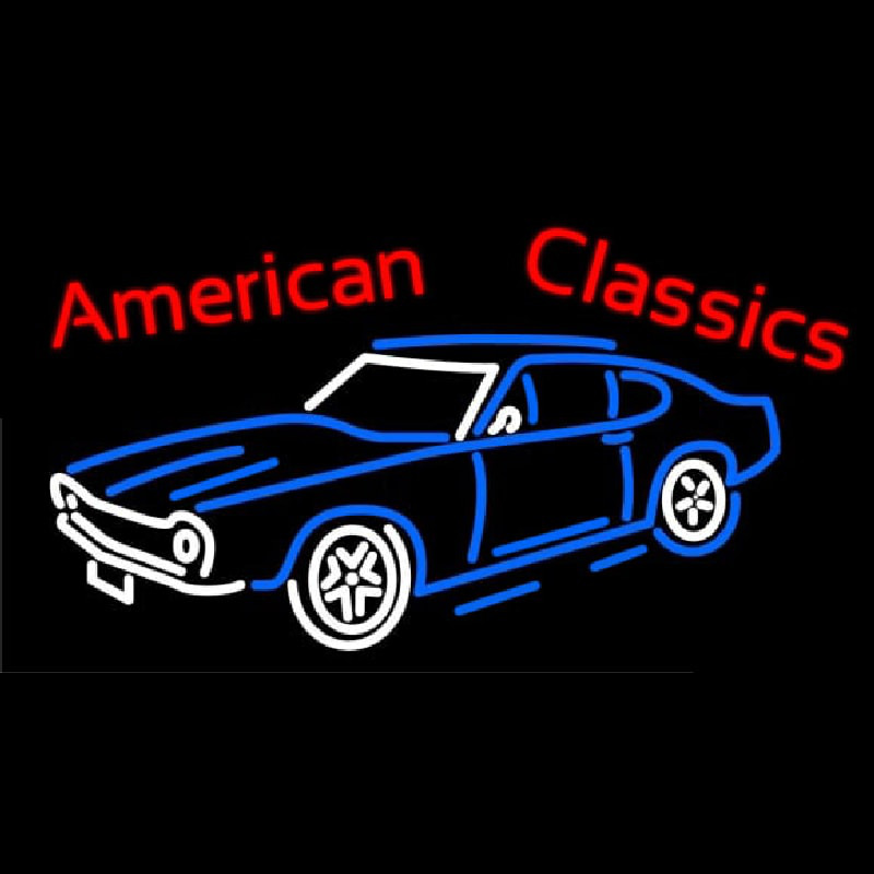 American Classics Car Neonkyltti