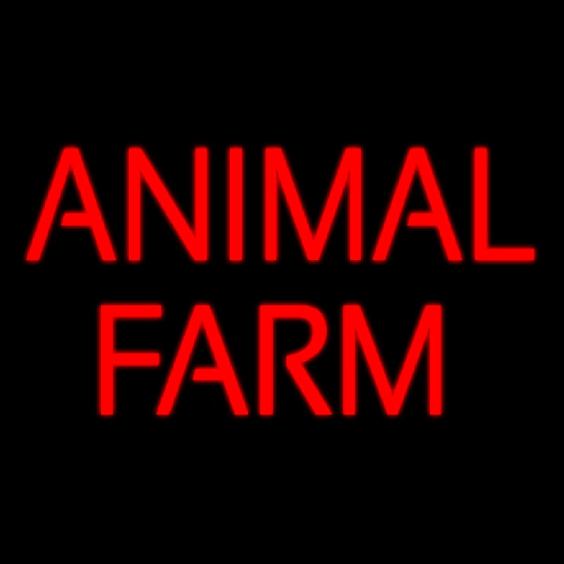 Animal Farm Block Neonkyltti