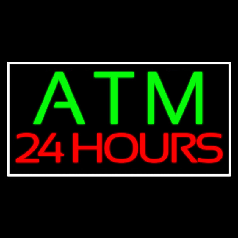 Atm 24 Hrs 2 Neonkyltti