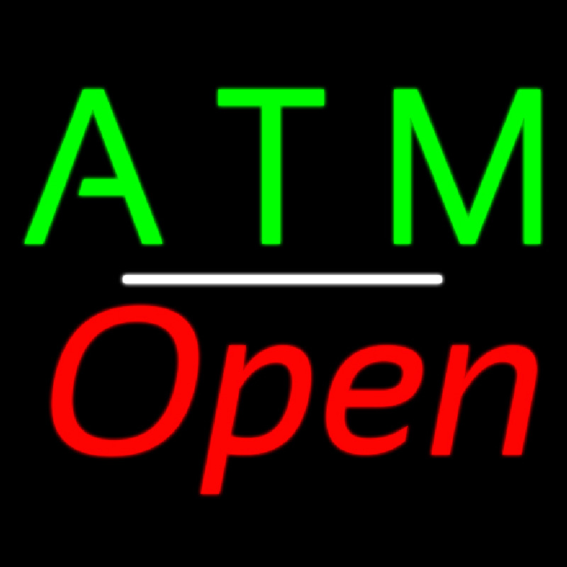 Atm Open White Line Neonkyltti