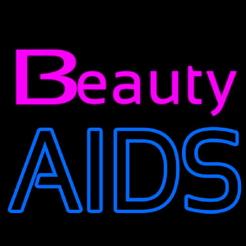 Beauty Aids Neonkyltti