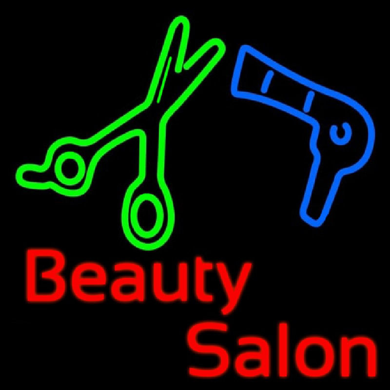 Beauty Salon Logo Neonkyltti