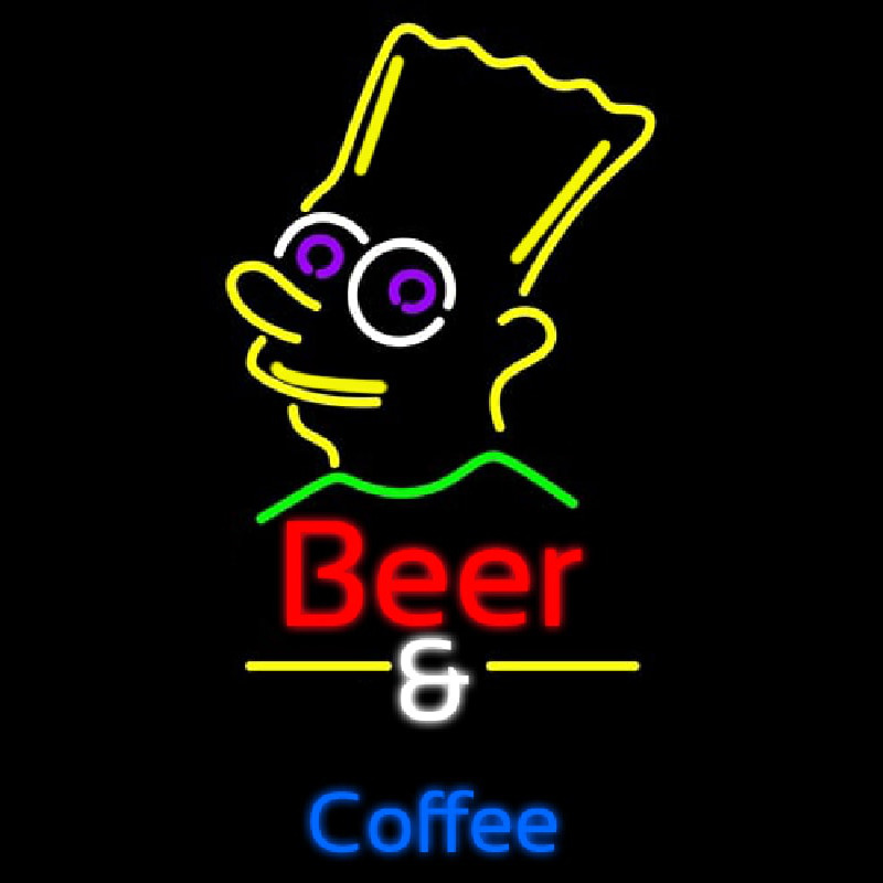 Beer And Coffee Neonkyltti