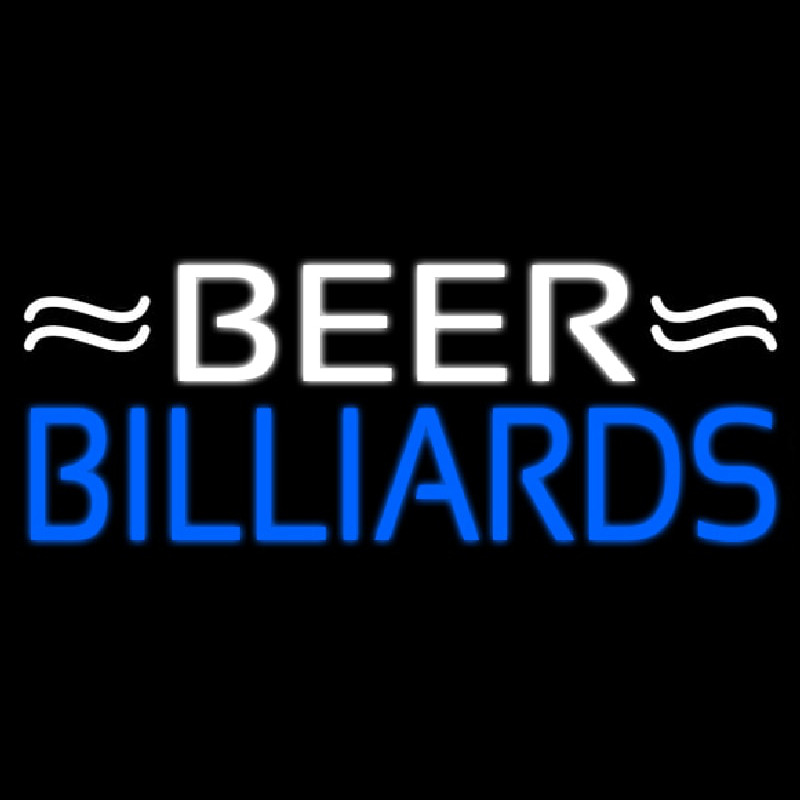 Beer Billiards 1 Neonkyltti