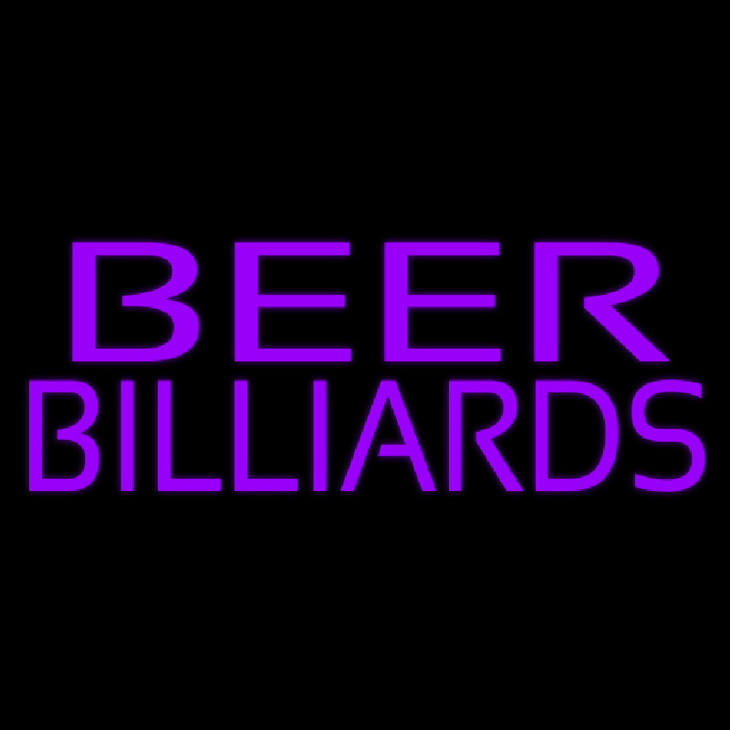 Beer Billiards 2 Neonkyltti