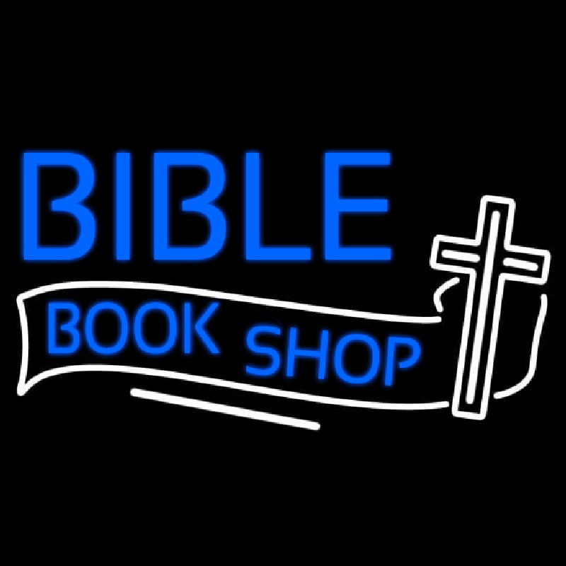 Bible Book Shop Neonkyltti