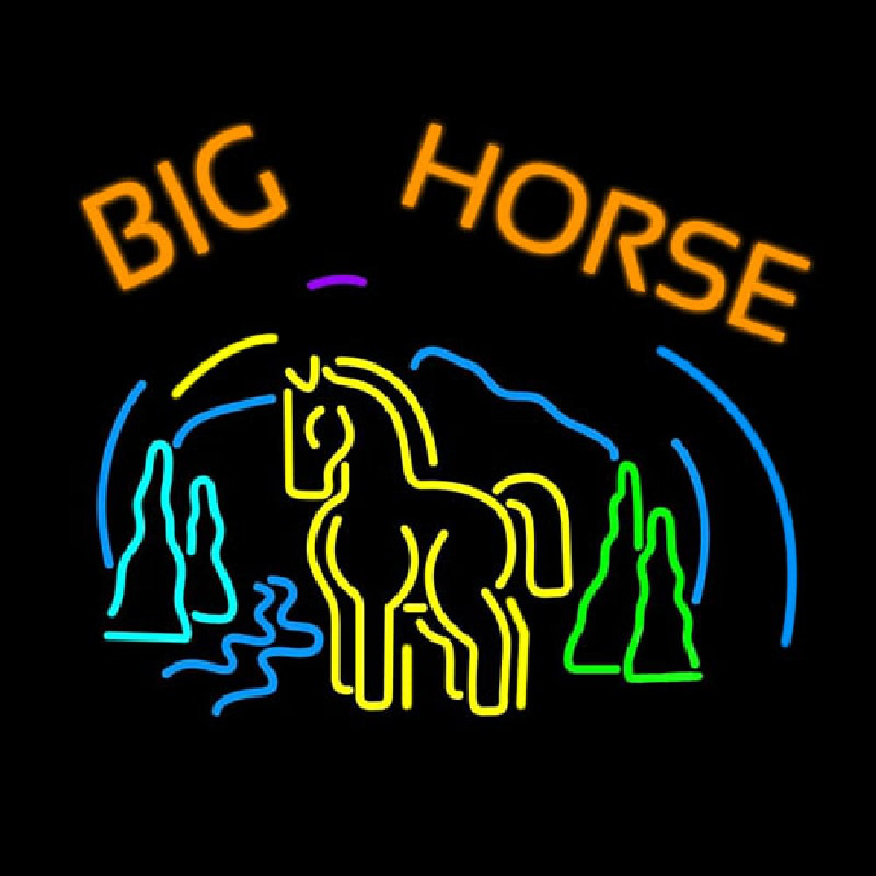 Big Horse Neonkyltti