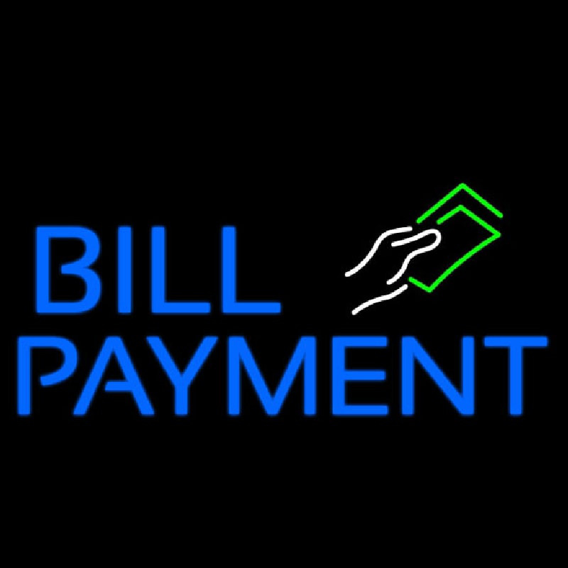 Bill Payment Neonkyltti