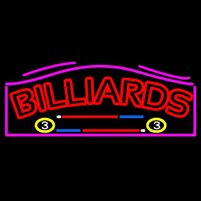 Billiards 1 Neonkyltti