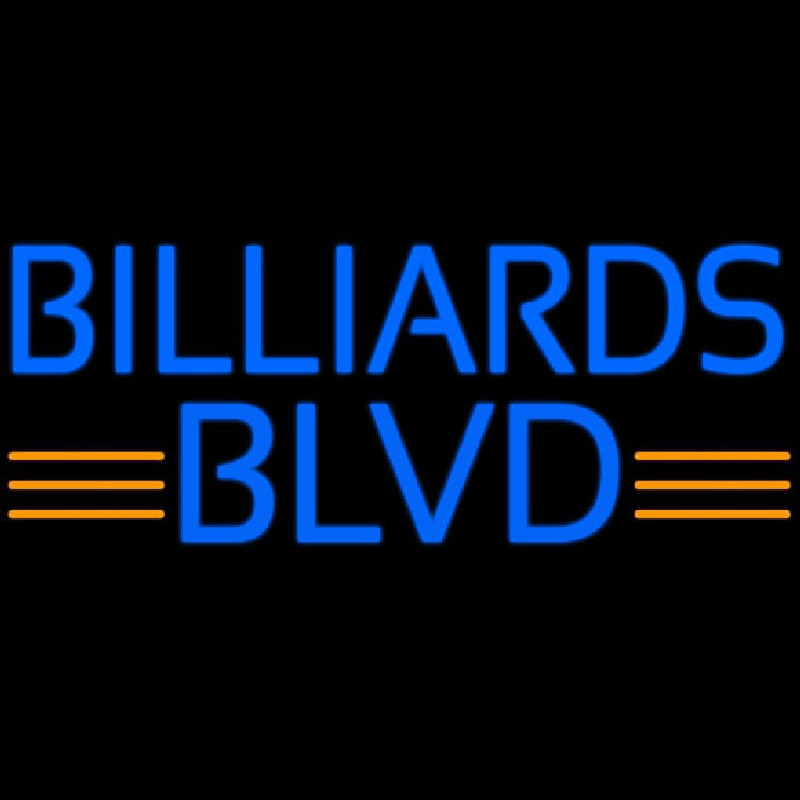 Billiards Blvd Neonkyltti