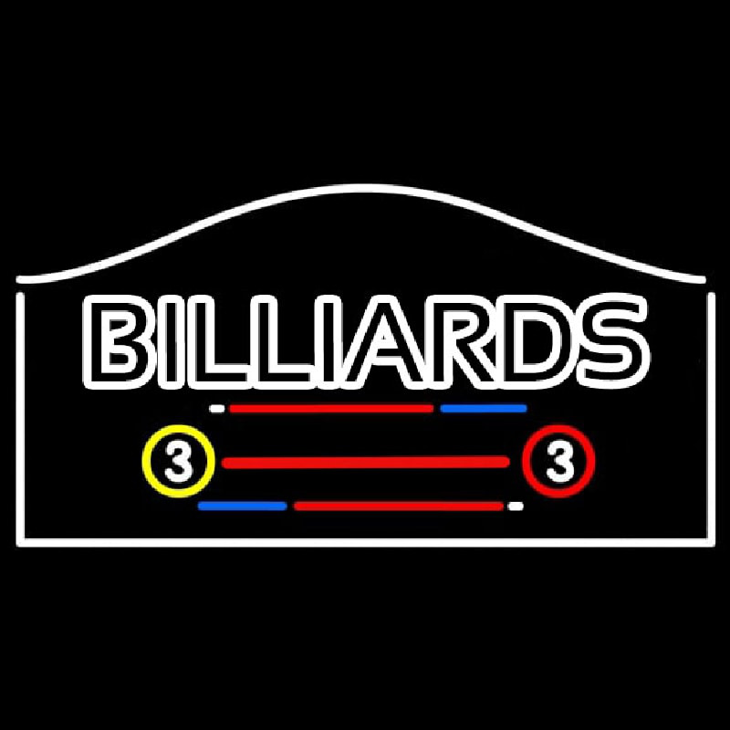 Billiards Neonkyltti