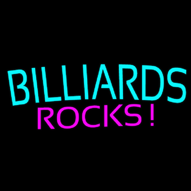 Billiards Rocks 2 Neonkyltti