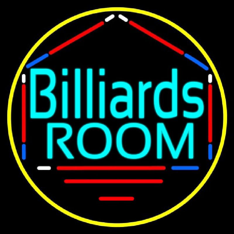 Billiards Room 3 Neonkyltti