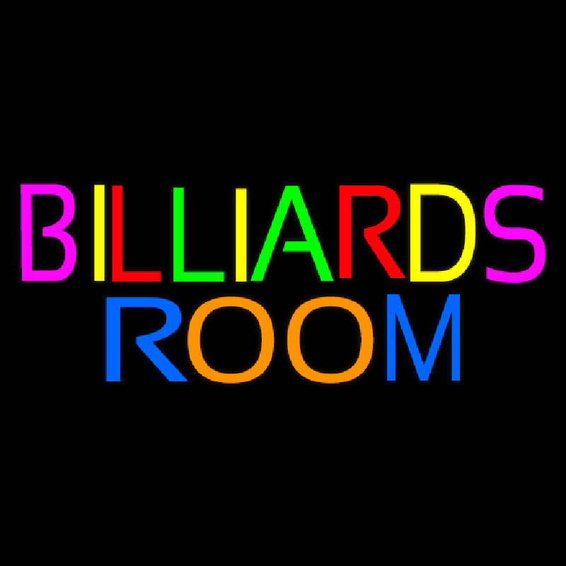 Billiards Room 5 Neonkyltti