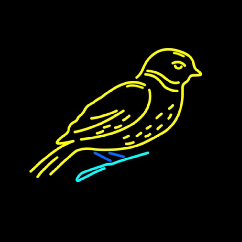 Birds Logo Neonkyltti