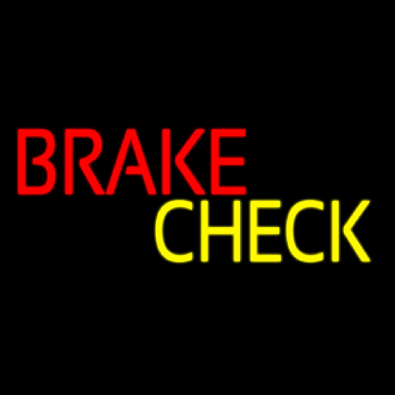 Block Brake Check Neonkyltti