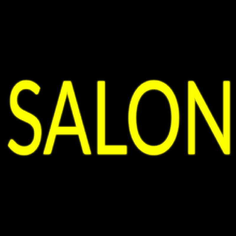 Block Yellow Salon Neonkyltti