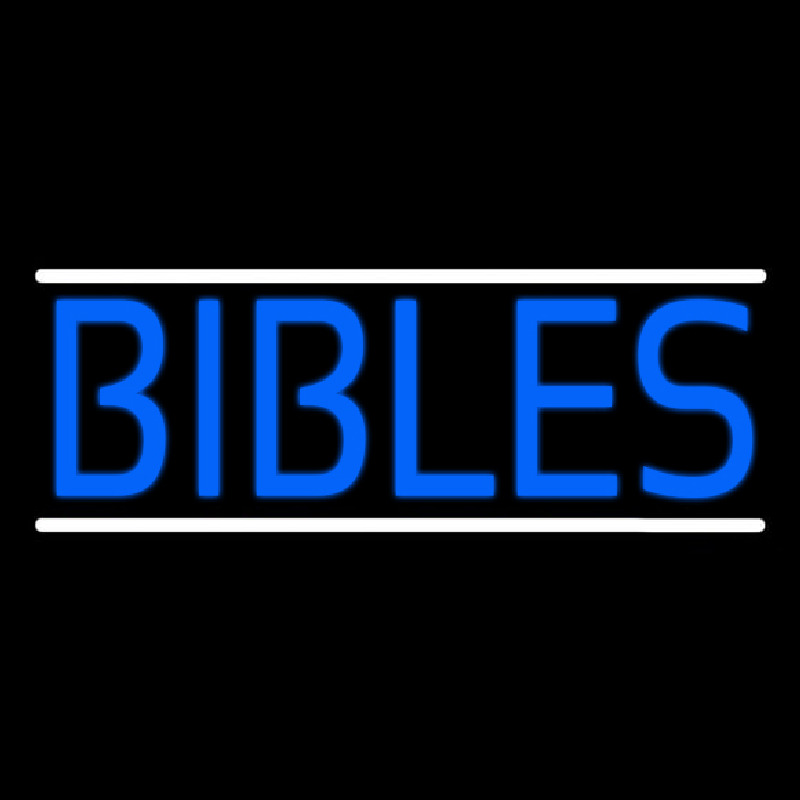 Blue Bibles Neonkyltti