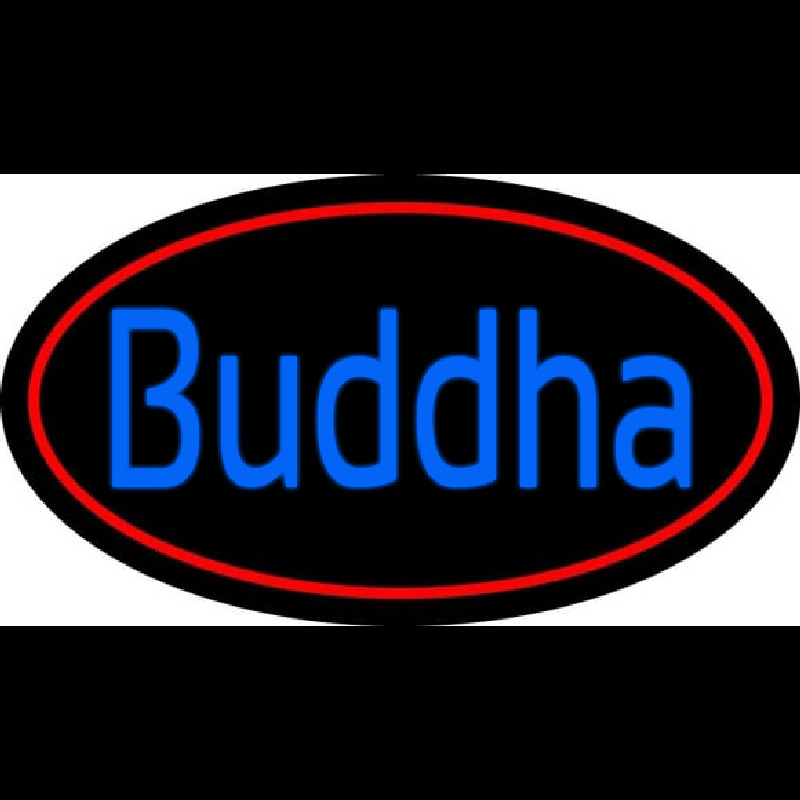 Blue Buddha Neonkyltti