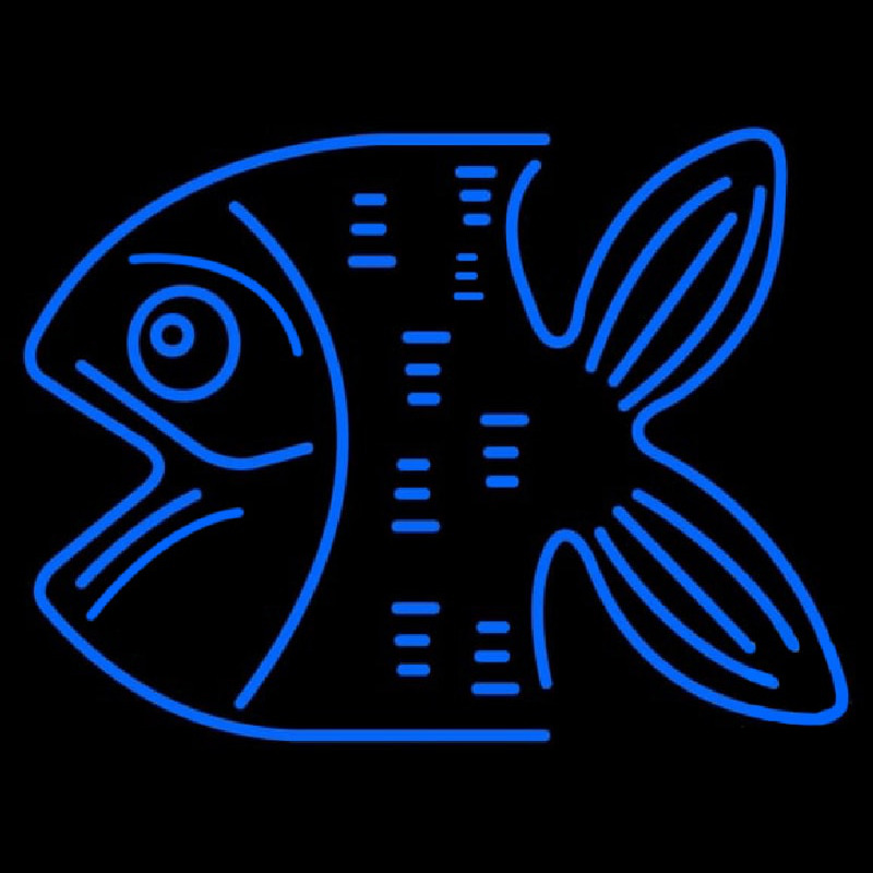 Blue Fish Neonkyltti