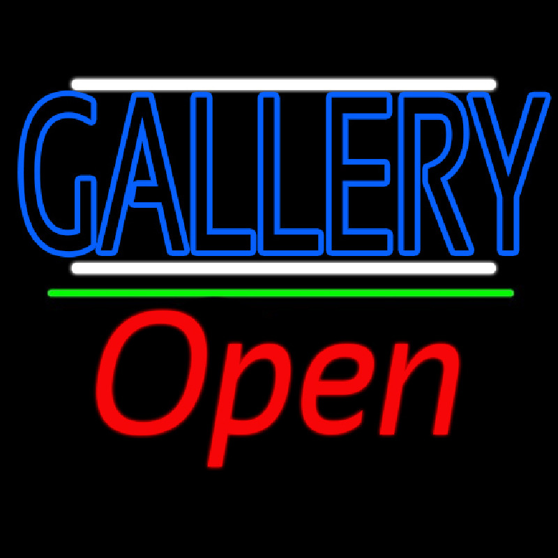 Blue Gallery With White Line With Open 2 Neonkyltti