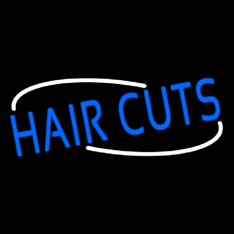 Blue Hair Cuts Neonkyltti