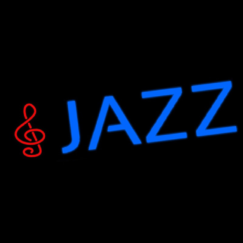 Blue Jazz With Note Neonkyltti