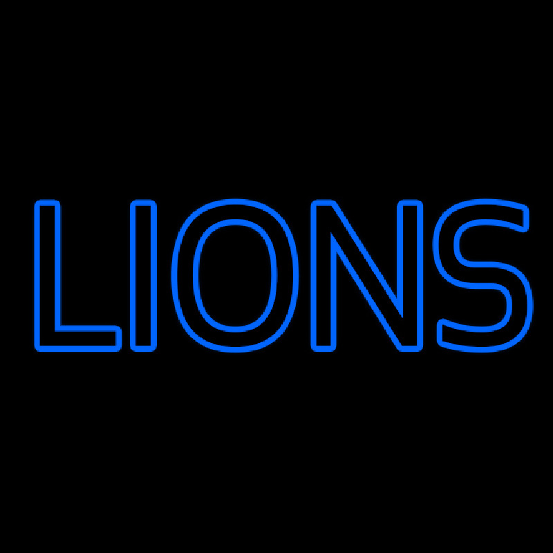 Blue Lions Neonkyltti