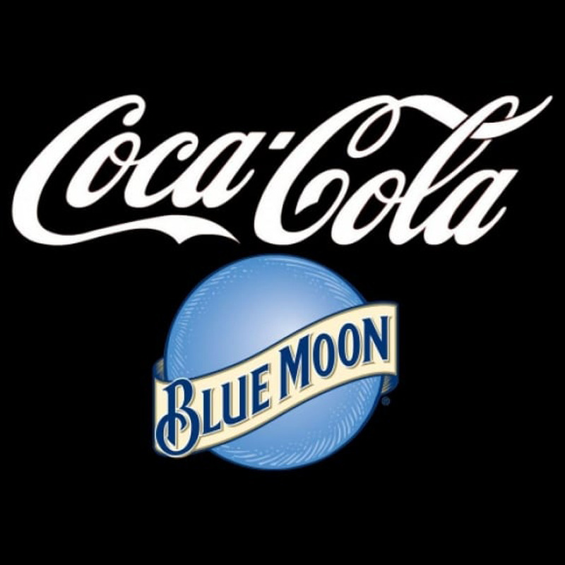 Blue Moon Coca Cola Beer Sign Neonkyltti