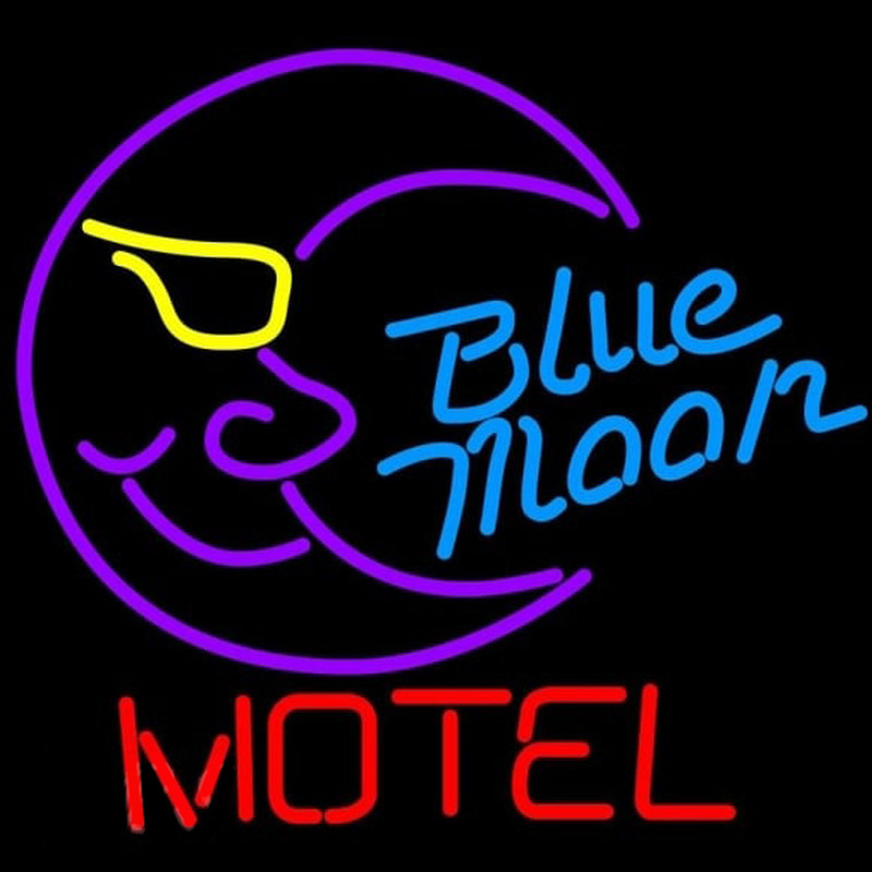 Blue Moon Motel Beer Sign Neonkyltti