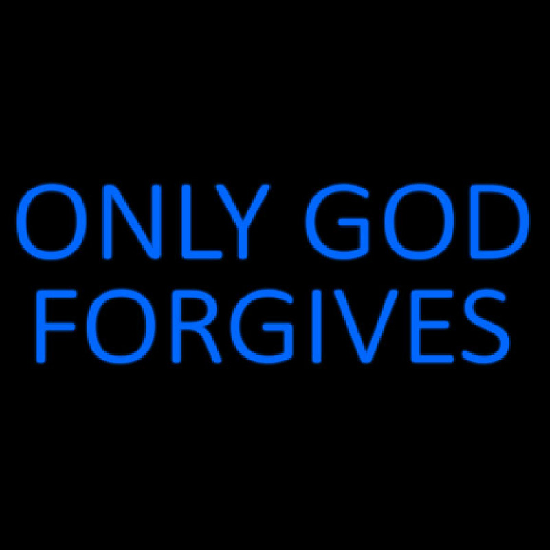 Blue Only God Forgives Neonkyltti