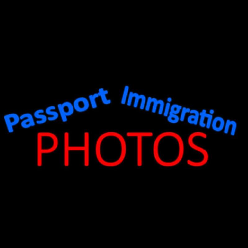 Blue Passport Immigration Photos Neonkyltti