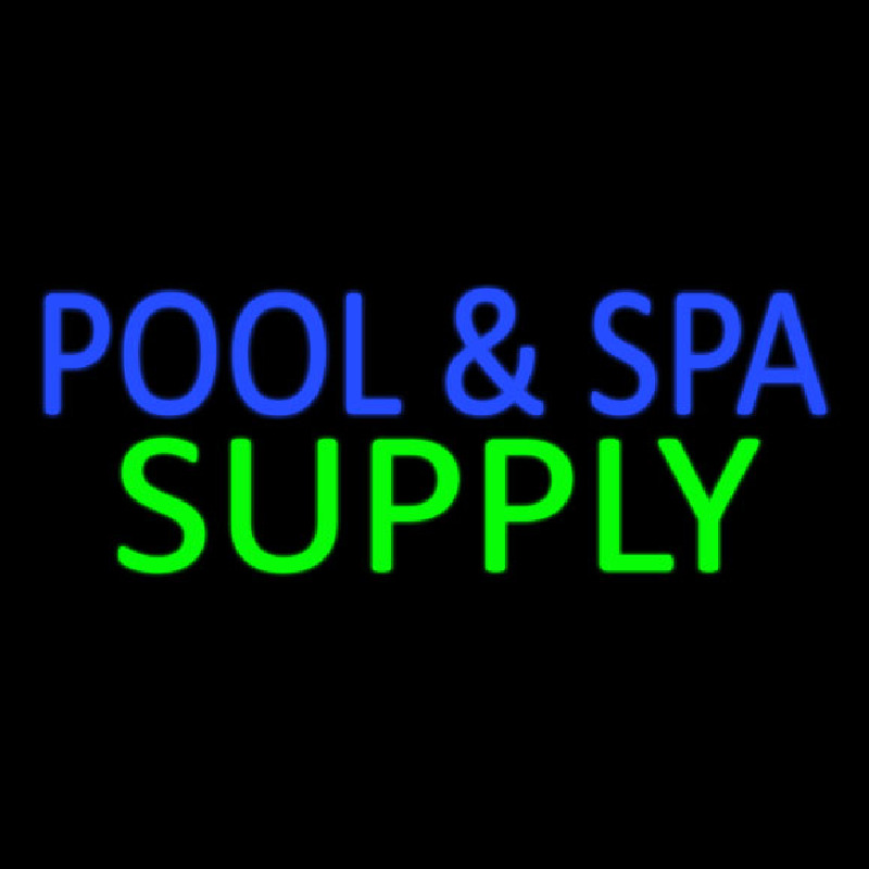 Blue Pool And Spa Green Supply Neonkyltti