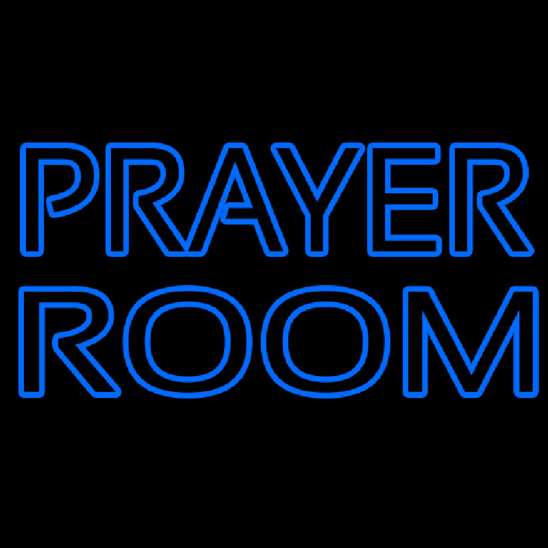 Blue Prayer Room Neonkyltti