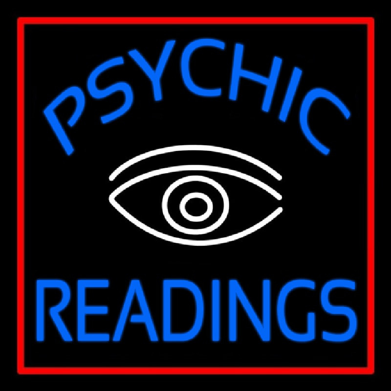 Blue Psychic Readings White Eye Neonkyltti