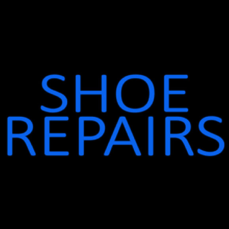 Blue Shoe Repairs Neonkyltti