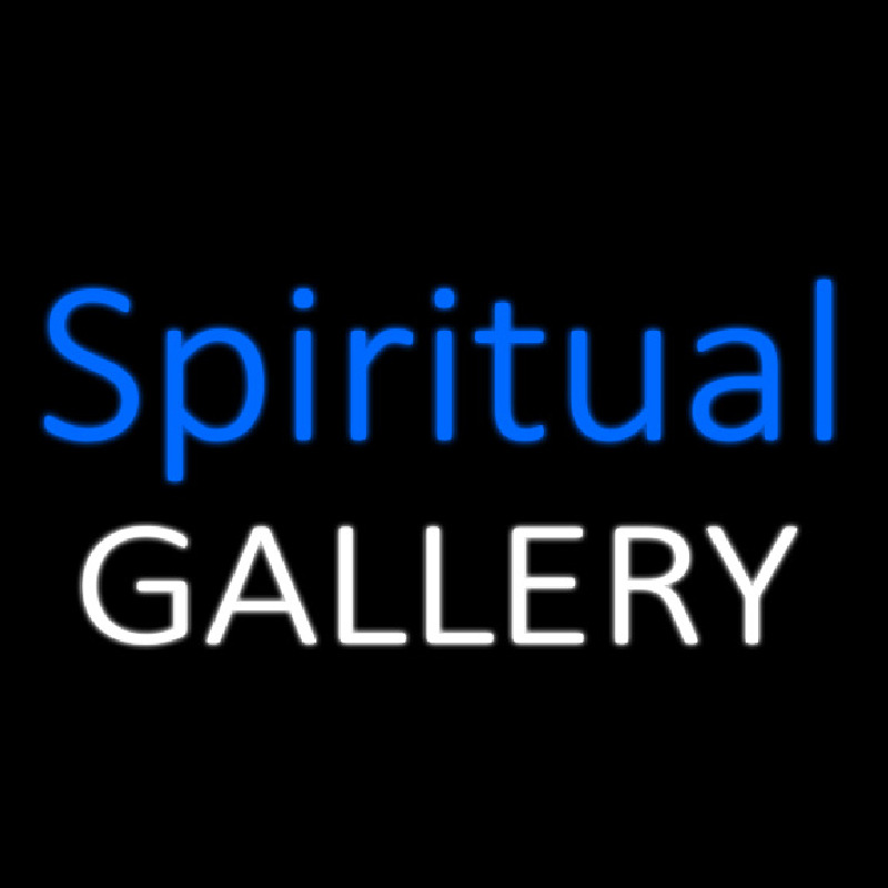 Blue Spritual Gallery Neonkyltti