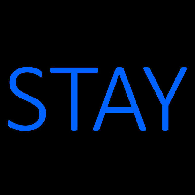 Blue Stay Neonkyltti