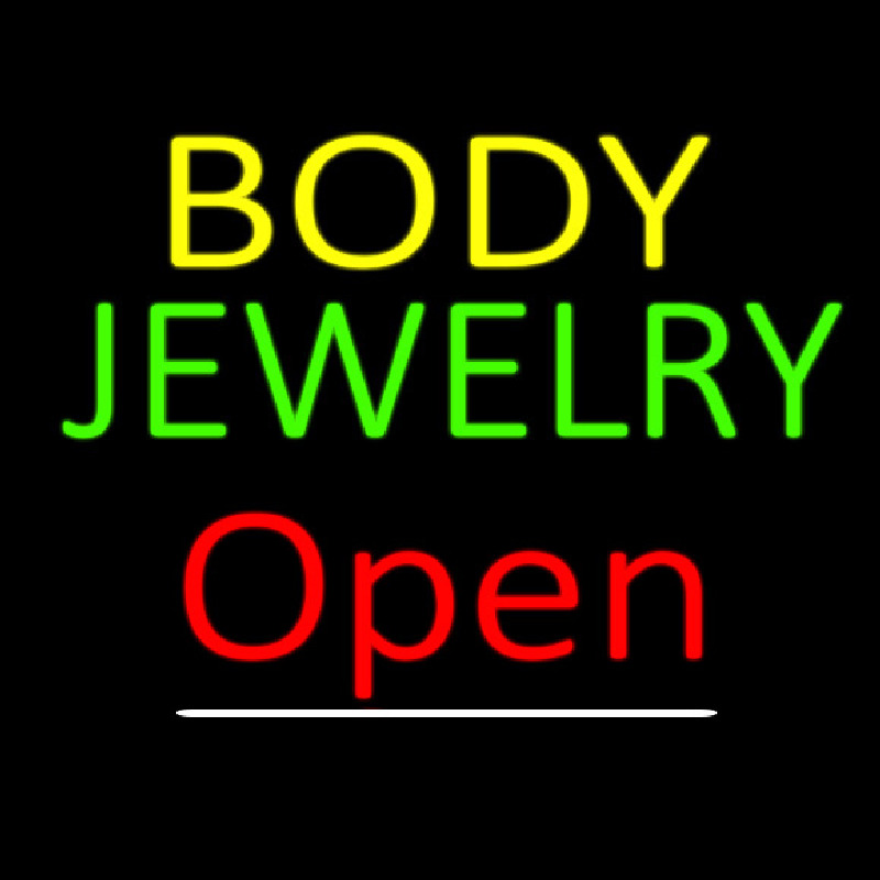 Body Jewelry Open Red Neonkyltti